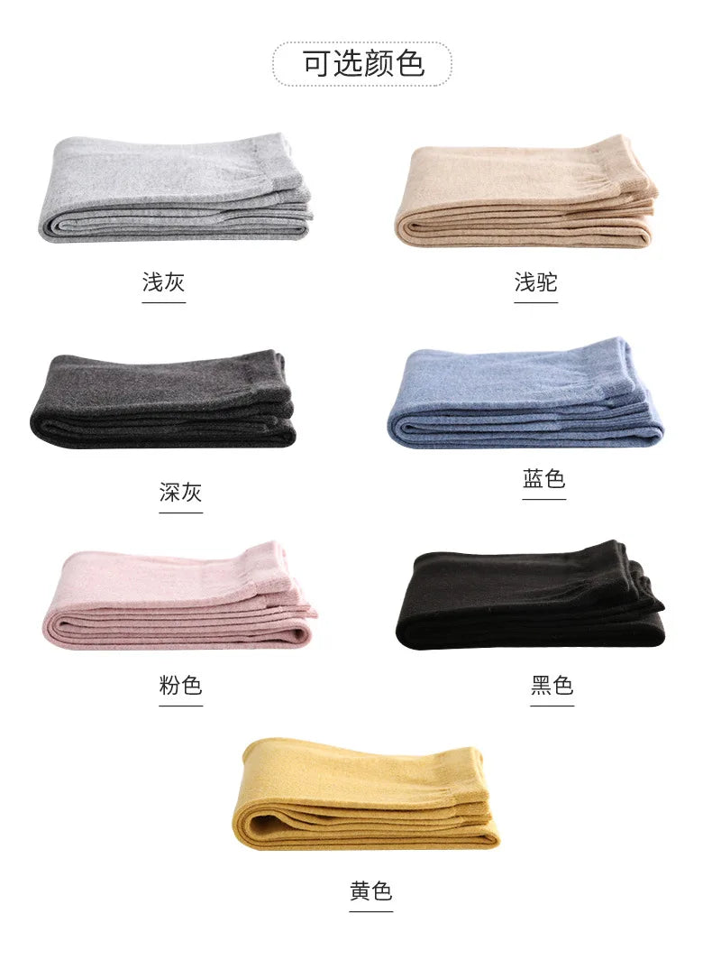 Children Cashmere Pants Winter Warm Wool Pants for Kids Boys Girls Thermal Pants Teenager Long Johns Baby Wool Knitted Trousers