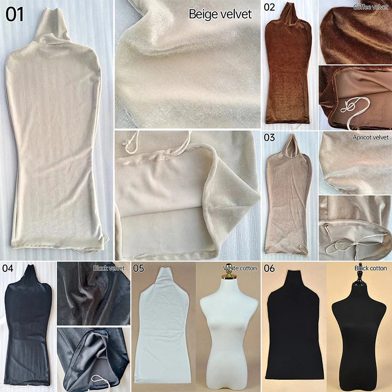 Bridal Shops Female Mannequin Body Replacement Cloth Cover Wedding Dress Formal Dress Model Display Shirt Mannequin Accessory