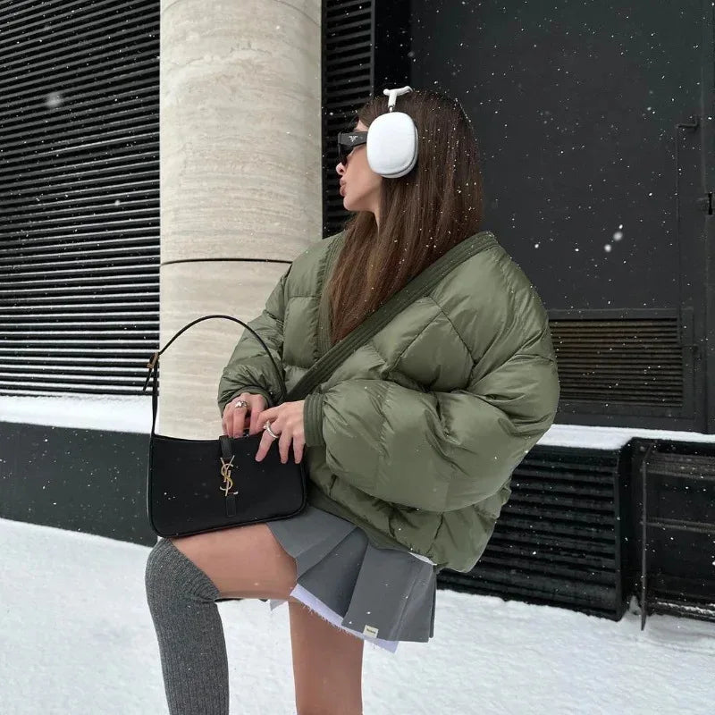 Women's Cotton Clothing Casual Double Breasted Fashionable and High-quality Autumn and Winter New Collection