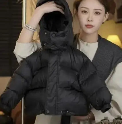 Childrens Cotton Jacket Autumn and Winter Fashion Warm and All-match Fashionable and Casual Hooded Cotton Jacket
