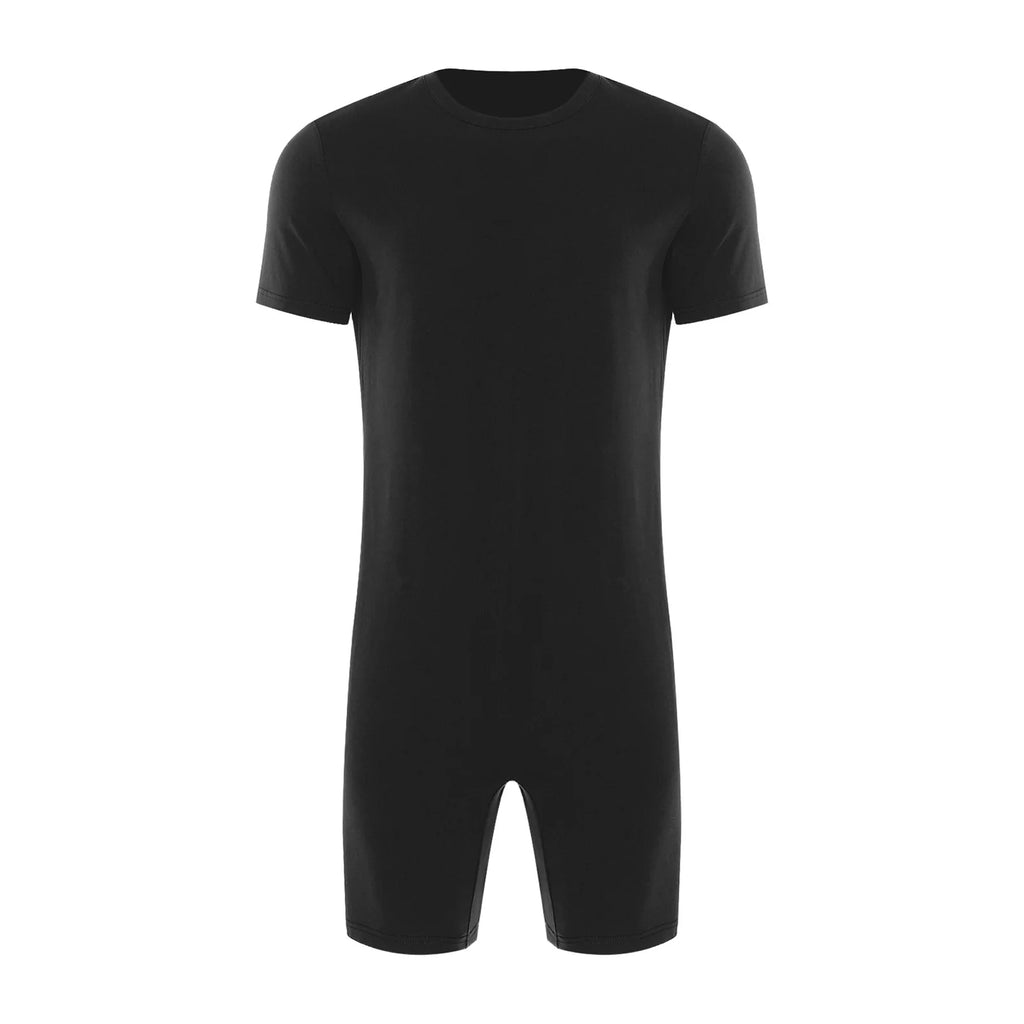 Men Women Elderly Alzheimer Autism Special Needs Adaptive Clothing Anti-Strip Back Zipper Bodysuit Homewear Sleepwear Daily Wear