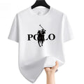 Men's Summer Fashion Brand Clothing  Casual Business Shorts  Loose Sleeve Versatile Round Neck T-Shirt  Breathable T-Shirt