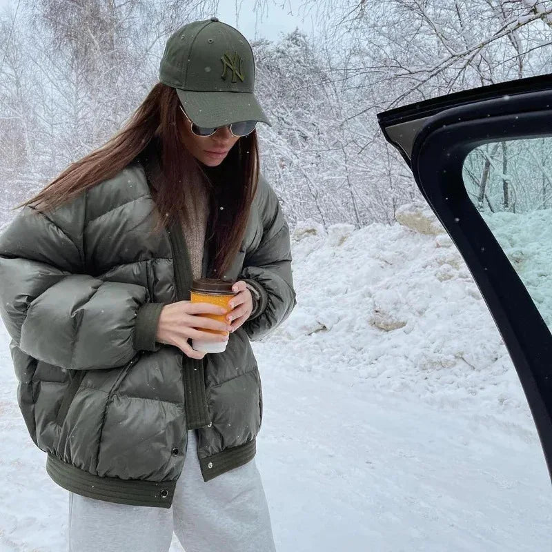 Women's Cotton Clothing Casual Double Breasted Fashionable and High-quality Autumn and Winter New Collection