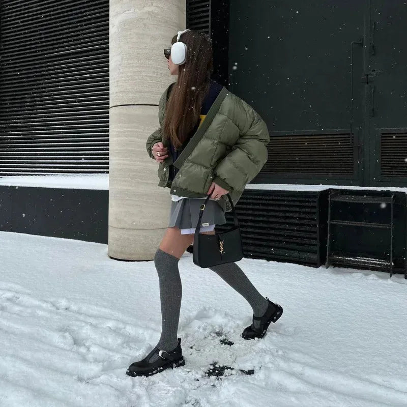 Women's Cotton Clothing Casual Double Breasted Fashionable and High-quality Autumn and Winter New Collection