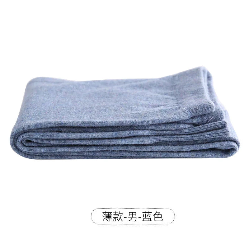 Children Cashmere Pants Winter Warm Wool Pants for Kids Boys Girls Thermal Pants Teenager Long Johns Baby Wool Knitted Trousers