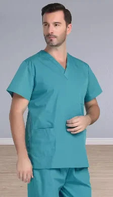 100% Cotton Scrubs Medical Uniforms Woman and Men Kombinezon Medyczny Gorros Clinicos De Mujer Bata Laboratorio Hombre Ropa Medi