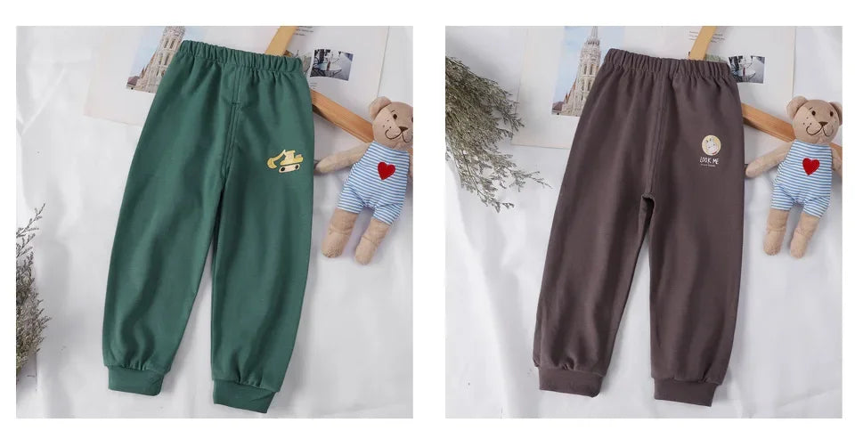 Cotton Children Pants 1 2 3 4 5 Years Baby Boys Girls Leisure Sport Pants Kids Trousers Toddler Sweatpants Dropshipping