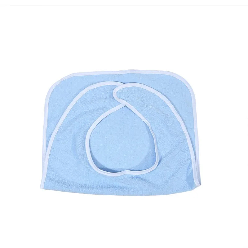 Adult Waterproof Adult Mealtime Bib Cloth Protector Clothes Bib Cook Protector Tool Aid Cook Dining Clothes Disability Aid Apron